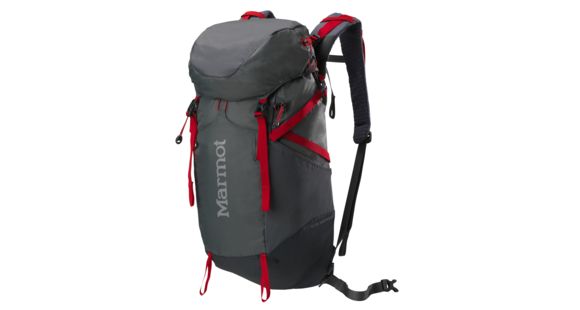 Marmot Ultra Kompressor Backpack-Cinder/Team Red