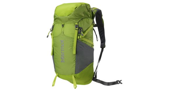Marmot Ultra Kompressor Backpack-Green Lichen/Acid Pepper, 25030-GREEN LICHEN/ACID PEPPER