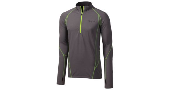 Marmot Verve 1/2 Zip - Men's-Steel Heather-X-Large, 52860-STEEL HEATHER-XL