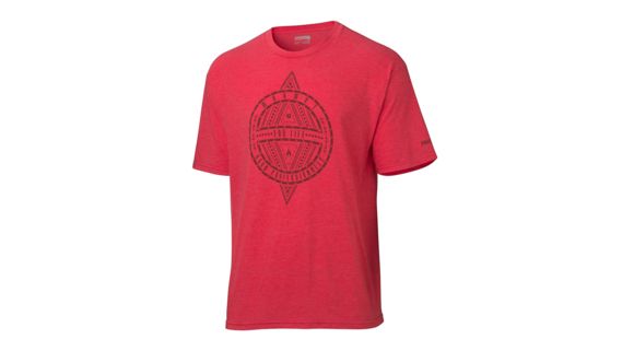 Marmot Walden Short Sleeve Tee - Men's-True Red Heather-Medium, 52770-TRUE RED HEATHER-M