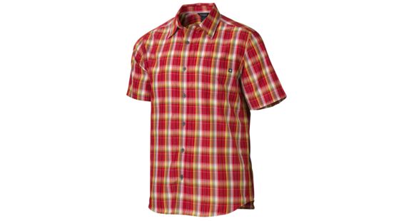 Marmot Waldron Short Sleeve - Men's-Fire-Small, 61970-FIRE-S