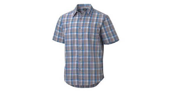 Marmot Waldron Short Sleeve - Men's-Steel-Large, 61970-STEEL-L