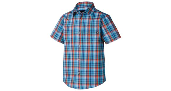Marmot Waldron Short Sleeve Shirt - Boy's -X-Large-Air Blue, 785562732537