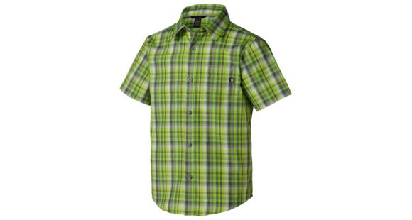 Marmot Waldron Short Sleeve Shirt - Boy's -Large-Green Lichen, 785562732735