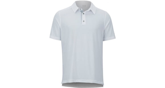 Marmot Wallace Polo Short Sleeve - Men's, White Heather, Small, 43520-3033-S