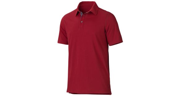 Marmot Wallace Polo Short Sleeve Shirt - Men's-Brick-Large, 785562506152