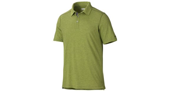 Marmot Wallace Polo Short Sleeve Shirt - Men's-Green Lichen-Small, 785562487062