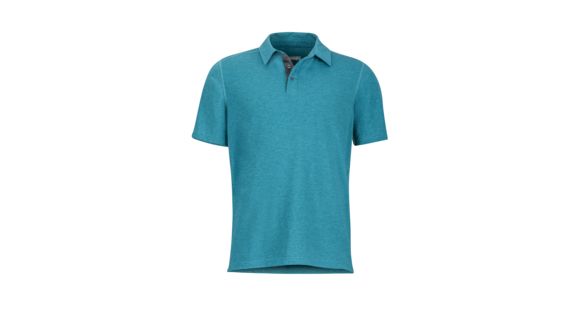 Marmot Wallace Polo Short Sleeve Shirt - Men's, Deep Jade Heather, Medium, 43520-3865-M