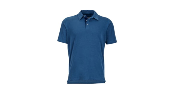 Marmot Wallace Polo Short Sleeve T-Shirt - Men's, Vintage Navy Heather, 2XL, 43520-2829-XXL