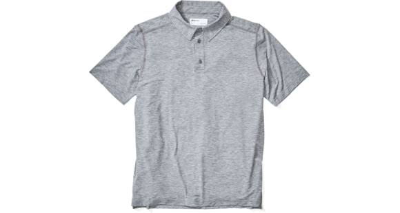 Marmot Wallace Short Sleeve Polo - Mens, New Black Heather, Large, 43520-1781-L