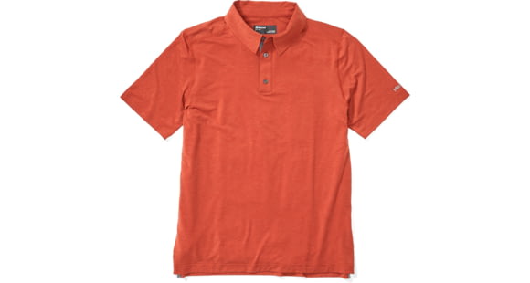 Marmot Wallace Short Sleeve Polo - Mens, Picante Heather, Large, 43520-7380-L