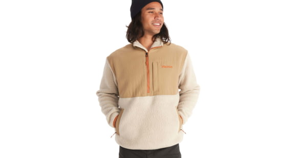 Marmot Wiley Polartec 1/2 Zip - Men's, Shetland/Sandbar, 2XL, M13191-19687-XXL