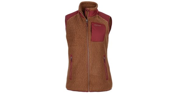 Marmot Wiley Vest - Women's-Dark Chestnut/Port Royal-Large, 889169154744