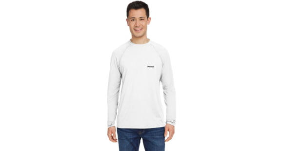 Marmot Windridge Long Sleeve T-Shirt - Men's, White, Extra Large, M14153-080-XL