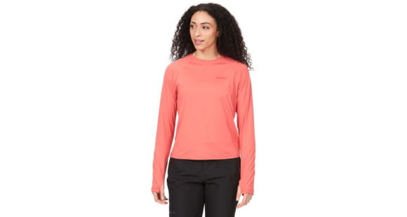 Marmot Windridge Long Sleeve T-Shirt - Womens, Grapefruit, Small, M14236-9949-S
