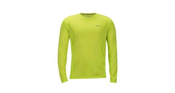 Marmot Windridge Long Sleeve T-Shirt - Men's, Bright Lime, 2XL, 60410-4458-XXL