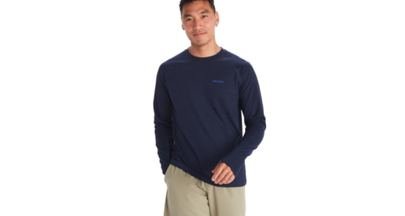 Marmot Windridge Long Sleeve T-Shirt - Men's, Arctic Navy, Extra Large, M14153-2975-XL