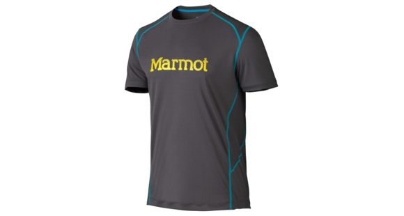 Marmot Windridge Short Sleeve Graphic Tee - Men's, Slate Grey, Medium, 785562520264