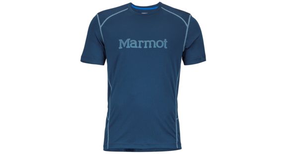 Marmot Windridge Short Sleeve Graphic Tee - Men's, Vintage Navy/Arctic Ice, Medium, 264834