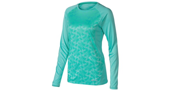 Marmot Crystal Long Sleeve - Women's, Ice Green Vortex-Medium, 65340-ICE GREEN VORTEX-M
