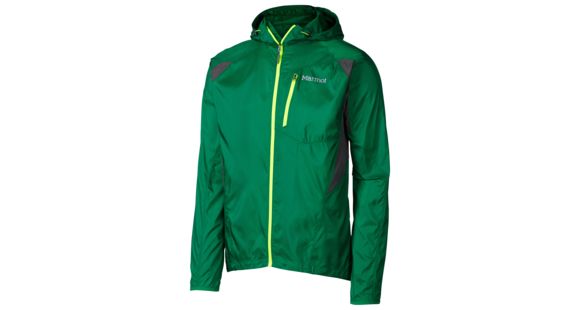Marmot Trail Wind Hoody - Men's, Small, Rich Forest/Slate Grey, 785562587038