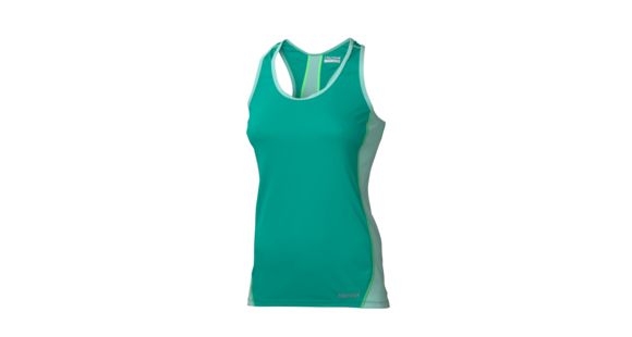 Marmot Zeal Tank - Women's-Gem Green/Ice Green-Small, 57620-GEM GREEN/ICE GREEN-S