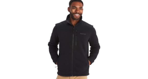Marmot Wrangell Polartec Jacket - Men's, Black, 2XL, M13192-001-XXL