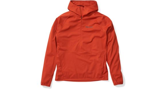 Marmot Zenyatta 1/2 Zip Hoodie - Mens, Picante, Large, 81330-6740-L