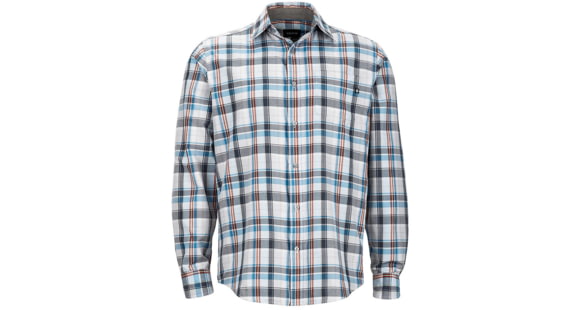 Marmot Zephyr Long Sleeve Shirt - Men's, Steel, Medium, 53020-077-M