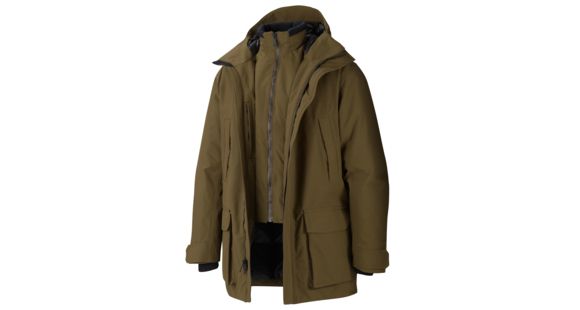 Marmot Zurich Parka - Men's -Brown Moss-Small, 254471