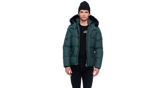 Moose Knuckles 3Q Jacket Men's, Oceanic / Black Fur, L, MK2228M3Q-524-L