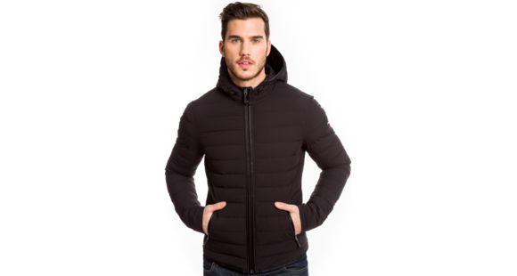 Moose Knuckles Fairfield Jacket - Men's-Black-Small