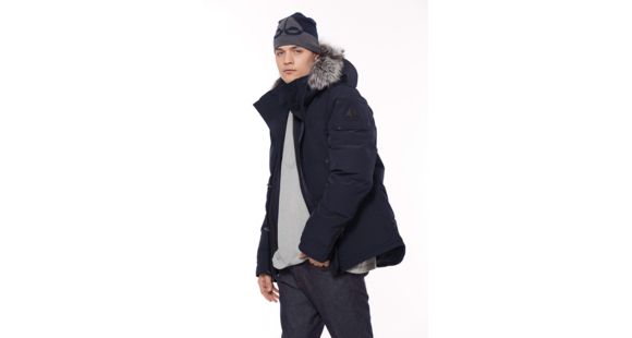 Moose Knuckles Port Dufferin Jacket - Men's, True Navy, Extra Large, MK8612-MMWJ-463-XL