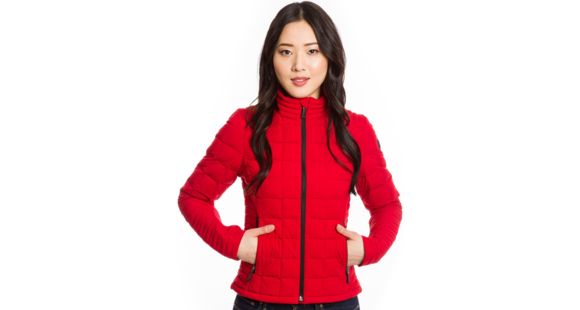 Moose Knuckles Rosemount Jacket - Women's-Red-Small