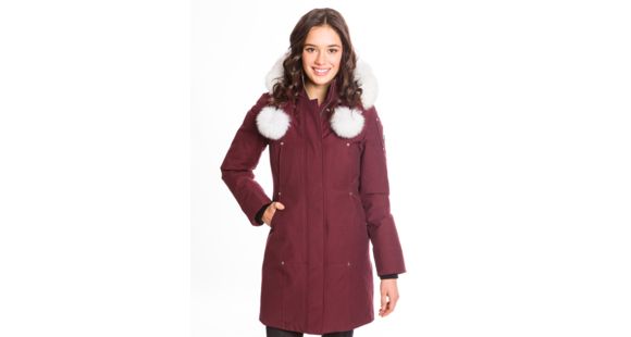 Moose Knuckles Stirling Parka - Women's-Oxblood-X-Small