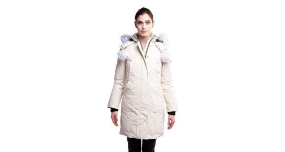 Moose Knuckles Stirling Parka - Women's-Snow White-Small
