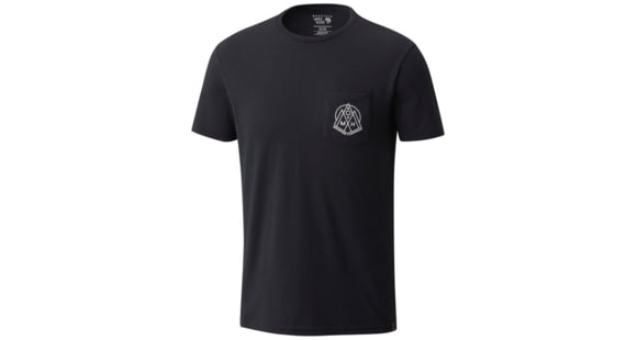 Mountain Hardwear 3 Peaks Short Sleeve Pocket T-Shirt - Men's, Black, S, 1764381010-S