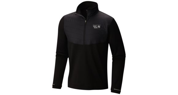 Mountain Hardwear 32 Degree Insulated 1/2 Zip Midlayer - Men's, Black, Small, 1677201090-S