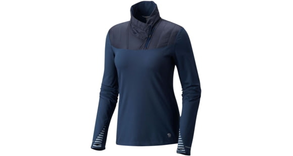 Mountain Hardwear 32 Degree Insulated 1/2 Zip Midlayer - Men's, Zinc, Large, 1677441492-L
