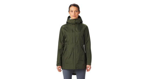 Mountain Hardwear Acadia Parka - Women's, Dark Army, Extra Small, 1871331304-XS