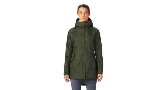 Mountain Hardwear Acadia Parka - Women's, Dark Army, Small, 1871331304-S