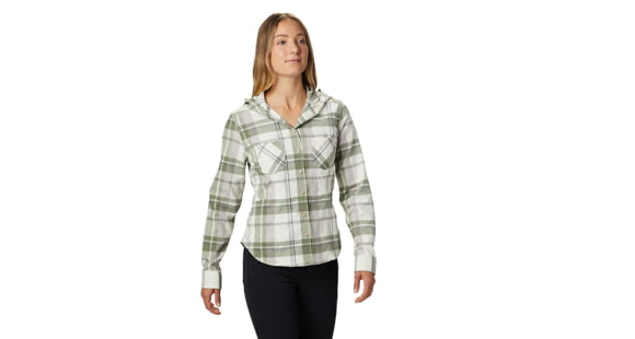 Mountain Hardwear Acadia Stretch Hooded Long Sleeve Shirt - Womens, Cotton, Medium, 1732901105-M