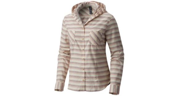 Mountain Hardwear Acadia Stretch Hooded Long Sleeve Shirt - Women's-Cotton-X-Large