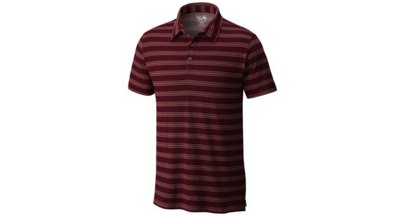 Mountain Hardwear ADL Striped Short Sleeve Polo - Men's -Cote Du Rhone-XX-Large