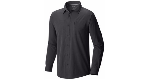 Mountain Hardwear Air Tech Long Sleeve Shirt - Men's-Shark-Large