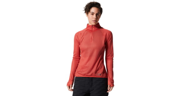 Mountain Hardwear AirMesh 1/2 Zip Top - Women's, Calla, Medium, 1956571644-M
