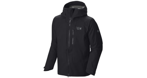 Mountain Hardwear Alchemy Hooded Jacket - Men's-Black-Medium