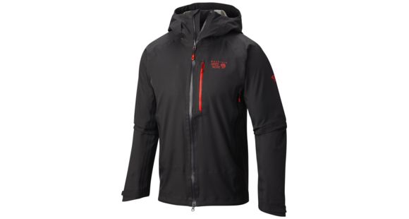 Mountain Hardwear Alchemy Hooded Jacket - Men's-Shark-Small