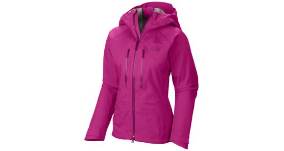 Mountain Hardwear Alchemy Hooded Jacket - Women's-Haute Pink-X-Large