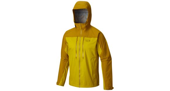 Mountain Hardwear Alpen Plasmic Ion Jacket - Men's-Electron Yellow/Inca Gold-Medium